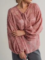 Блуза Воздушная мелодия (пудра) Б15139-7М LT Collection