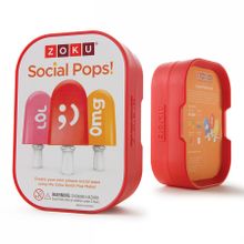 Zoku Набор для украшения мороженого Social Media Kit