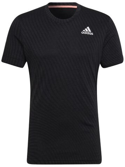Футболка мужская теннисная Adidas Tennis Freelift T-Shirt M - black/pink/white