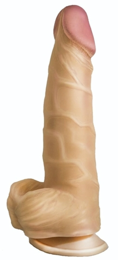 Телесный фаллоимитатор HUMAN COPY 7,8 - 19 см. (Цвет: телесный)