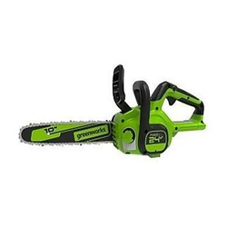 Цепная пила аккумуляторная Greenworks G24CS25K2, 24V, 25см, c АКБ 2Ач и ЗУ  2007707UA