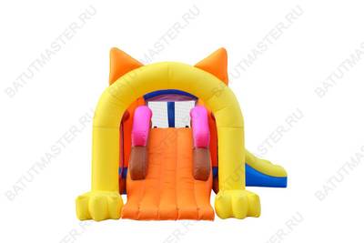 Батут для детей на дачу "Кошка" 3,35*2,9*2 м