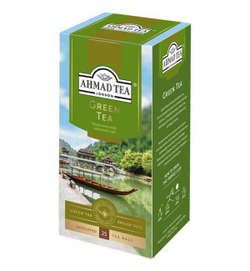 Чай Ahmad Tea зеленый 25 пакетиков