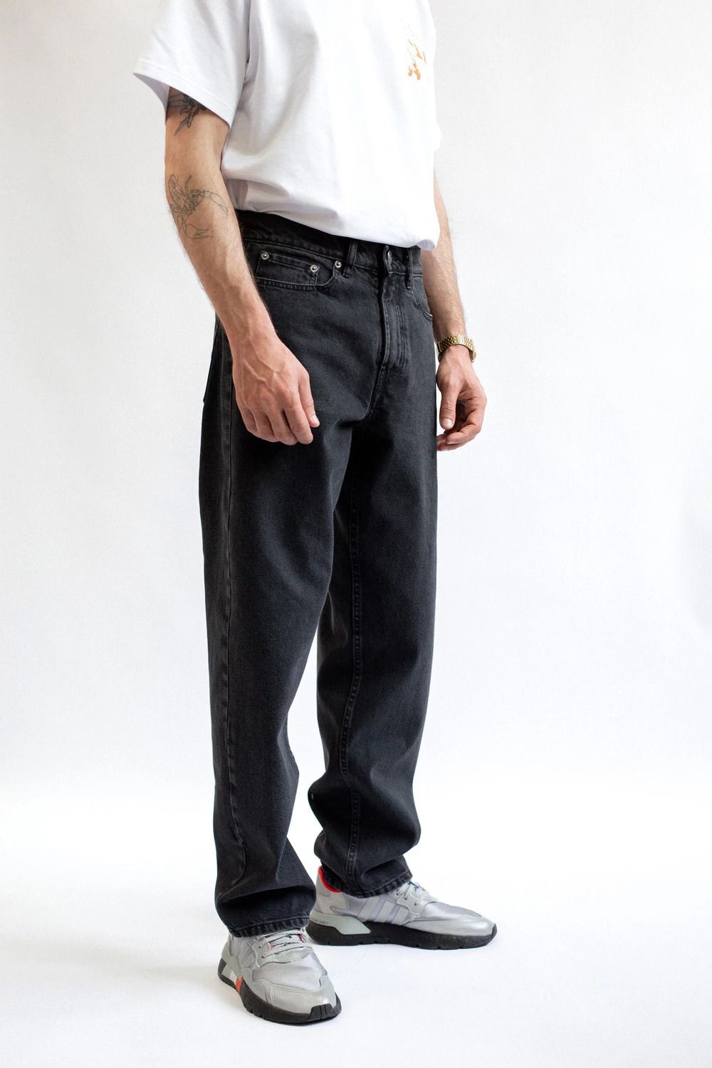 Джинсы Miracle Apparel 2304 Vintage Wide серые