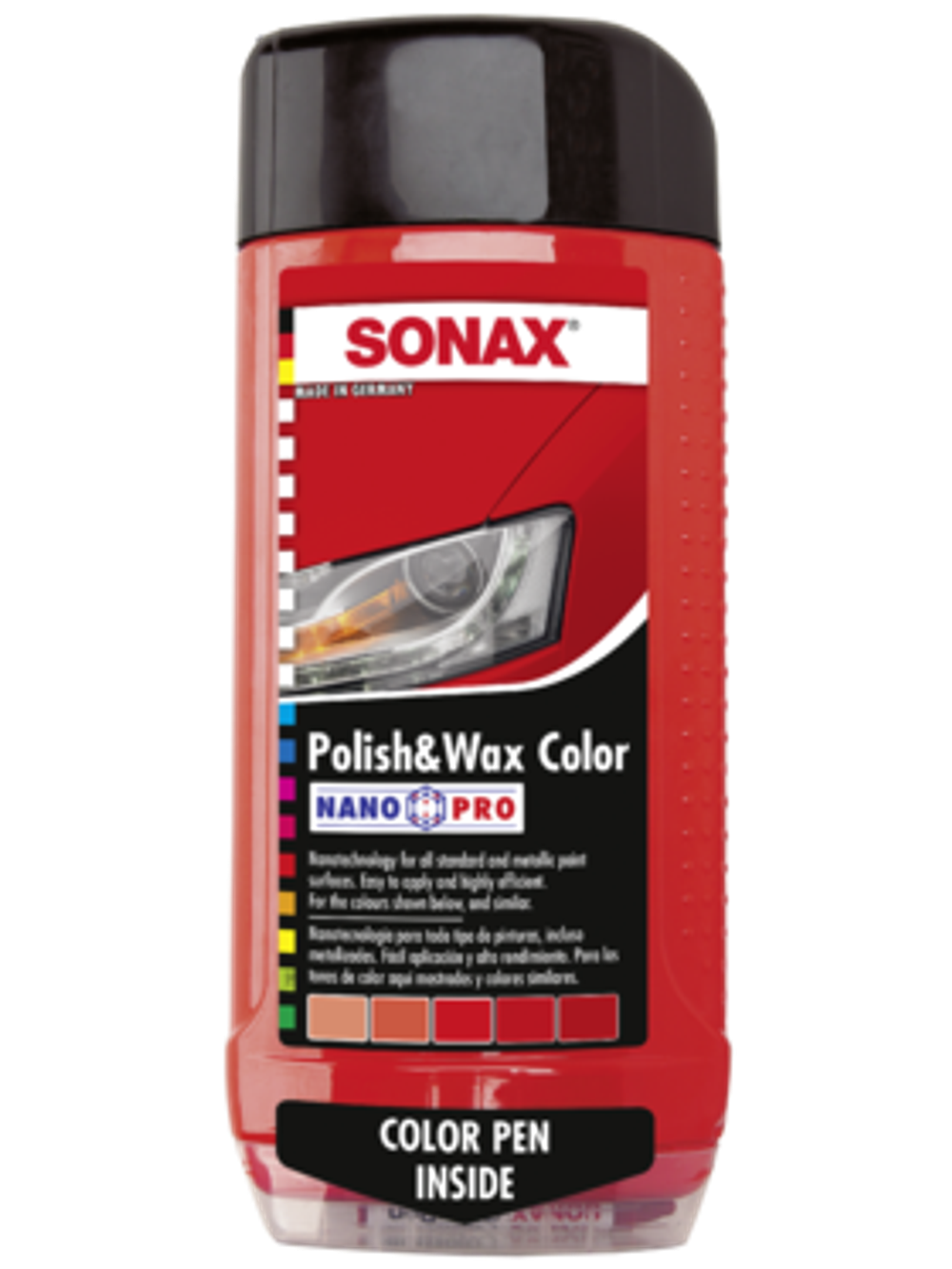 Полироль с воском красная SONAX NanoPro0.5 л 296400