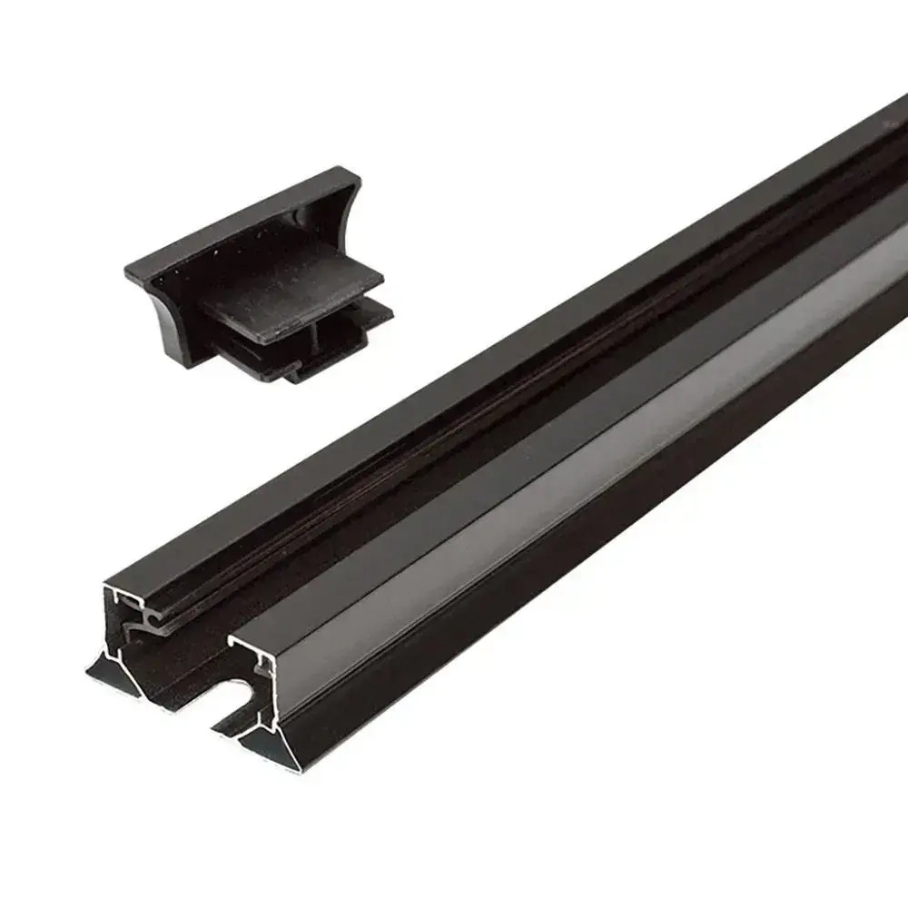 Шинопровод трековый 1 м черный / Feron CAB1003 10340