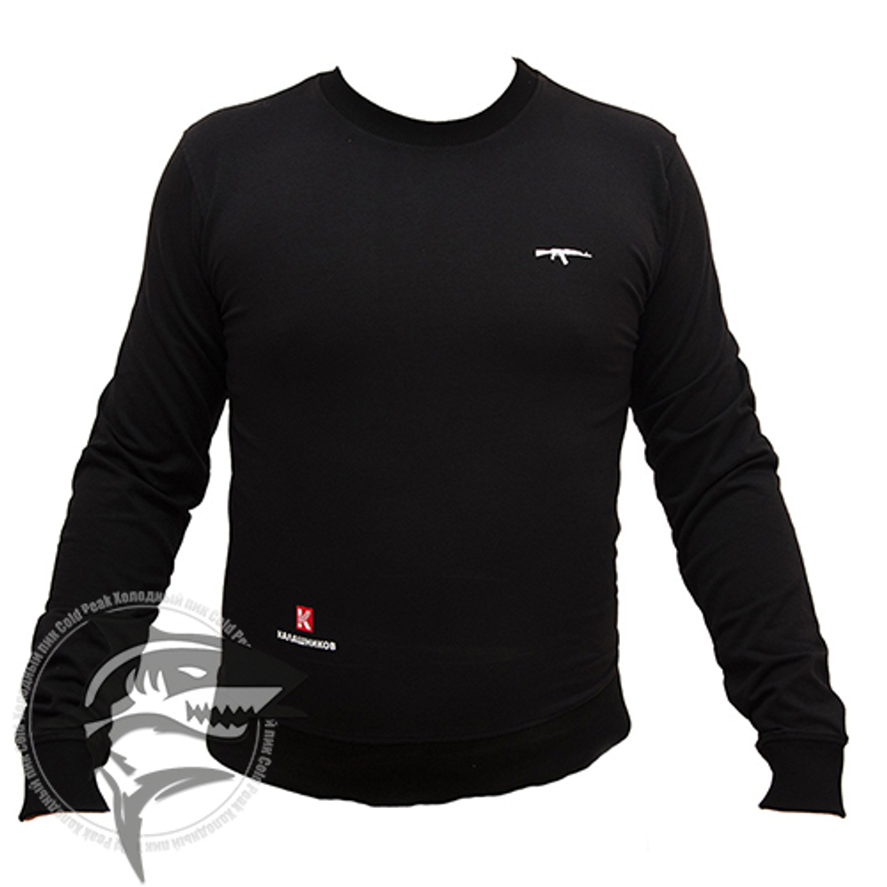 Свитшот с силуэтом автомата и логотипом “Калашников”