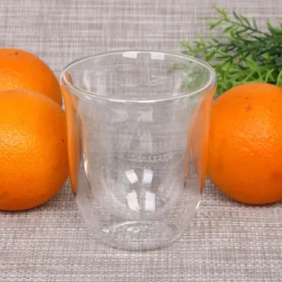 Стакан стеклянный с двойными стенками 200мл «Хай-Тек» для кофе