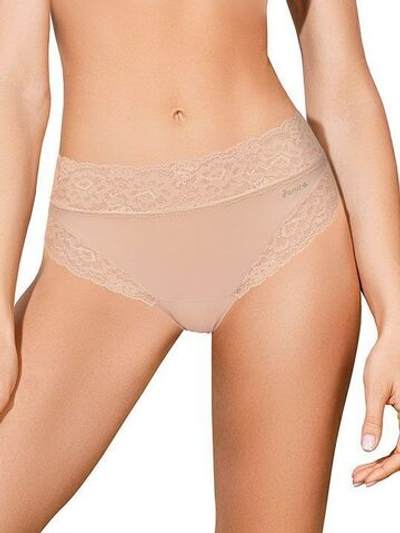 Трусики-слипы с кружевной оторочкой Dolce Micro (Размер: L) (Цвет: белый)