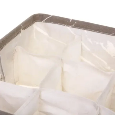 Коробка для хранения 9 ячеек «ИДЕЯДОМА», цвет серый, 28*28*11см (лейбл Селфи)