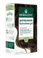 4N КАШТАН - гель-краска для волос HERBATINT, 170 мл / из Европы /