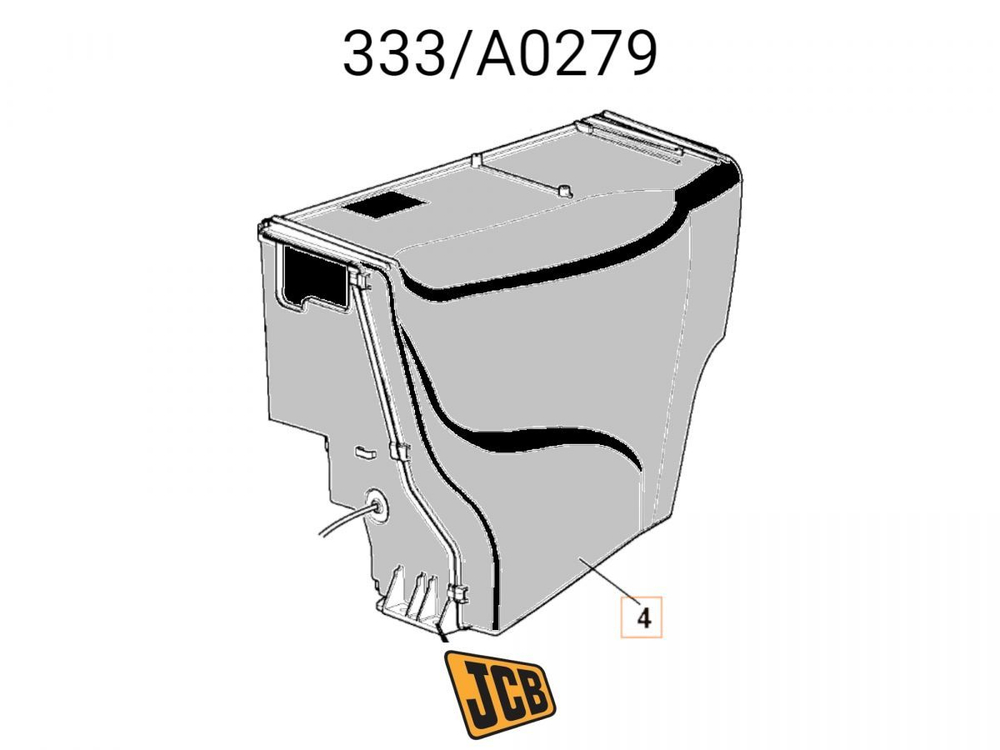 Подогреватель двигателя цельный JCB 320/20082, 320-20082, 32020082