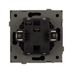 Механизм выключателя одноклавишный непроходной SWT-TENDO-MK01-PL-BK (230V, 10A) (Arlight, -) 054035