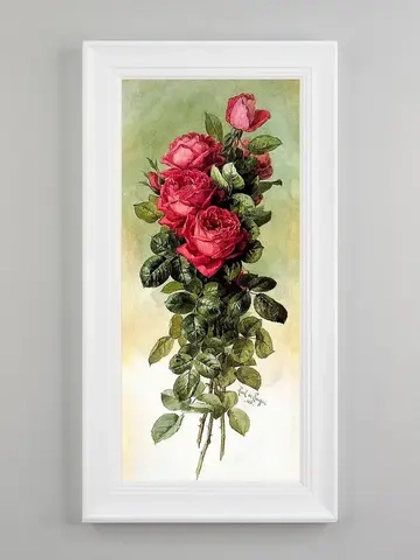 Картина на стену интерьерная на холсте в раме 21*40 см