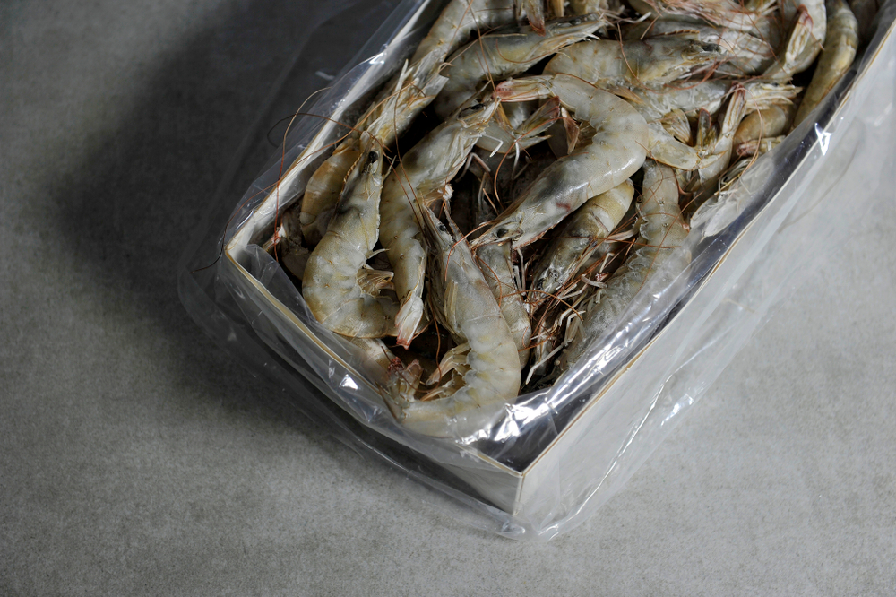 Креветка Королевская с головой 50/60 с/м блок 2кг