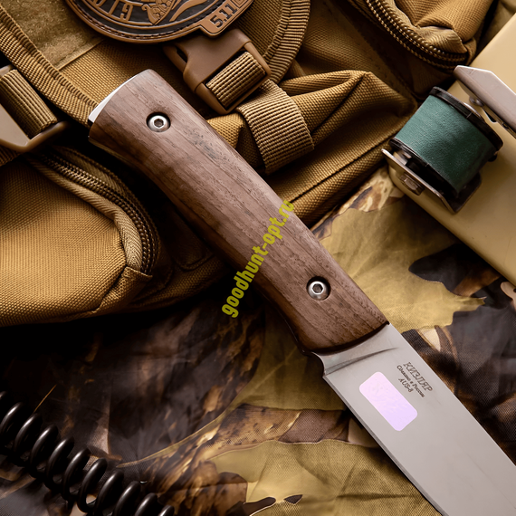 Тактический разделочный нож Стерх 1 AUS-8, рукоять- дерево