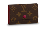 LOUIS VUITTON Canvas Key Pouch Men"s Brown