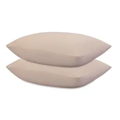 Комплект постельного белья из премиального сатина бежевого цвета из коллекции essential, 150х200 см