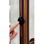 Полотенцесушитель электрический Boheme OAK 724-50-BRB, BRUSHED BRONZE