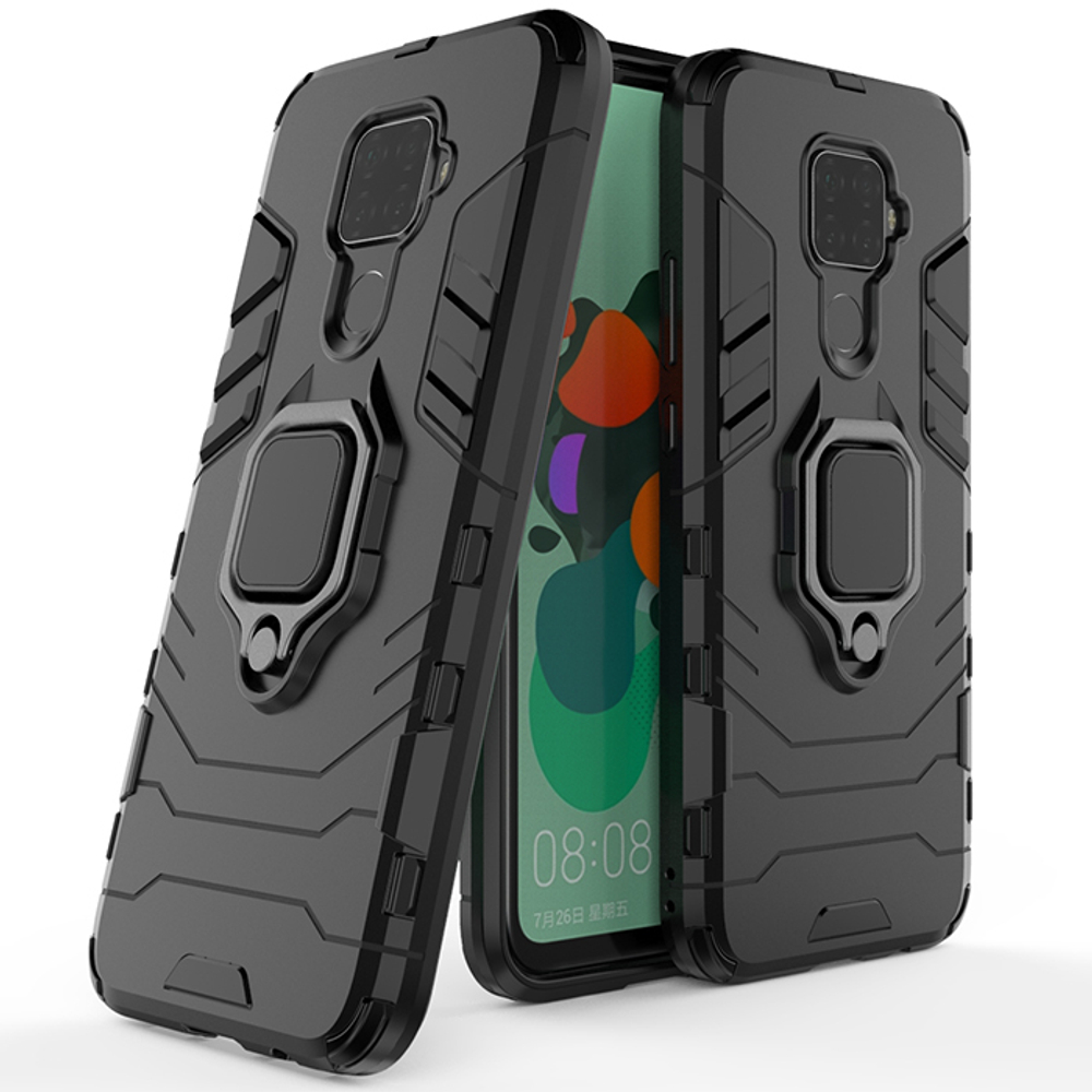 Противоударный чехол с кольцом Panther Case для Huawei Mate 30 Lite / Nova 5i Pro