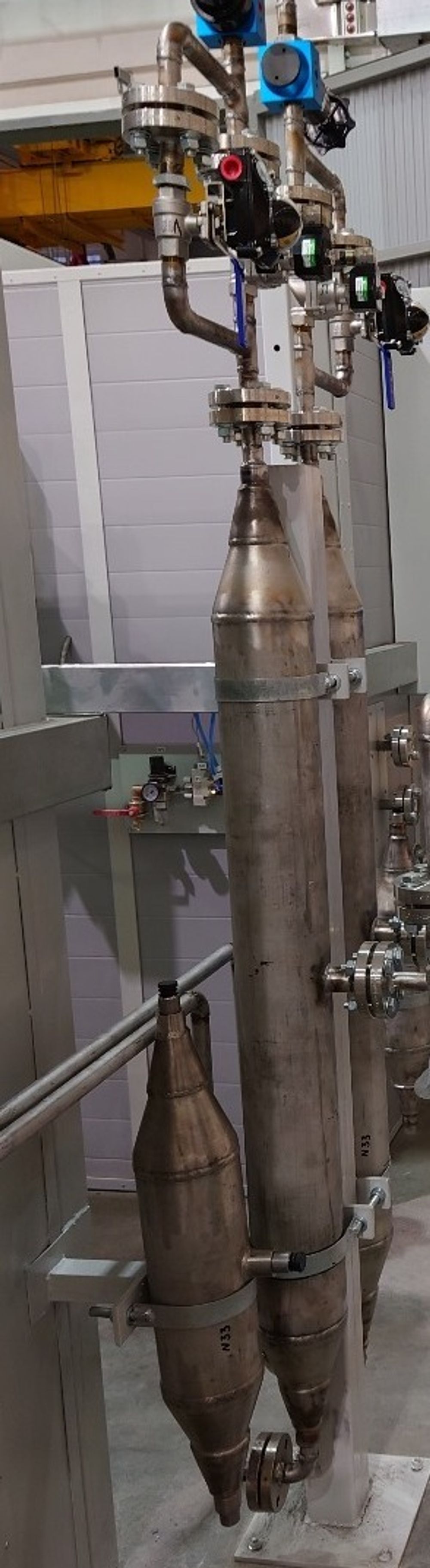 Ресивер 24846.00.200 (5 литров) - Емкость сварная из нержавеющей стали 12Х18Н10Т, объемом 6,9 литра, рабочее давление до 5 МПа, три выхода G3/4"