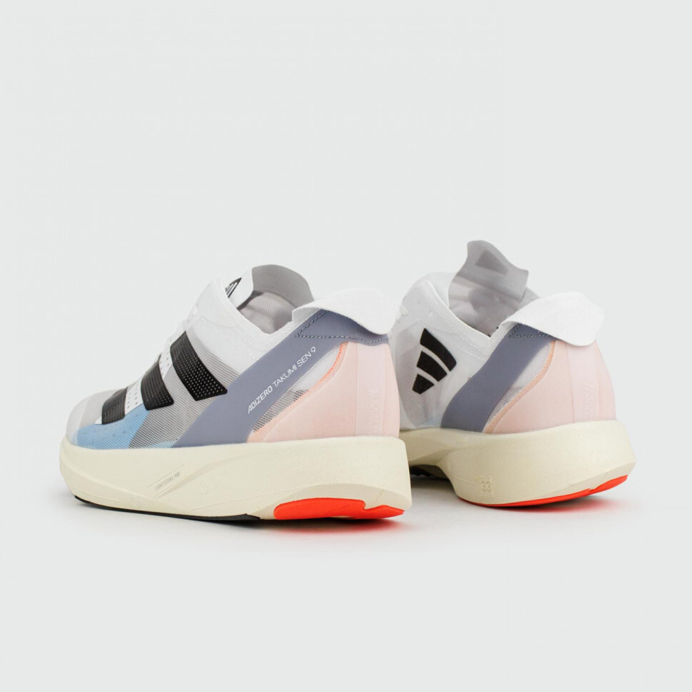 кроссовки Adidas Adizero Takumi Sen 9 White Black Str.