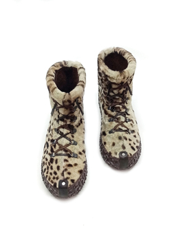 Сапожки меховые "Пятнистые"