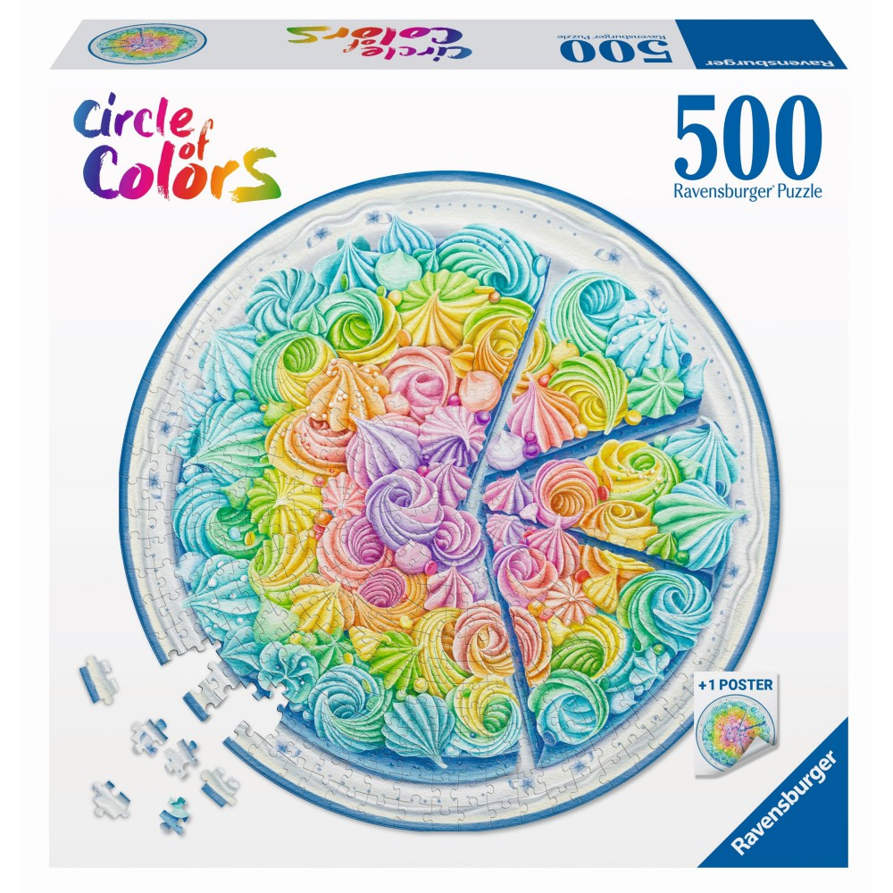 Пазл Ravensburger 173495 Палитра цветов Пирожное 500 элементов 173495 — фото 1
