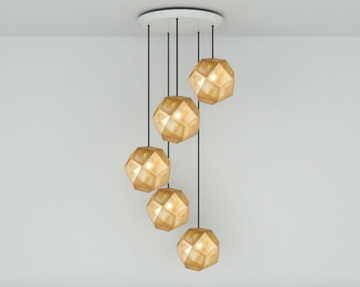 Люстра TOM DIXON ETCH BRASS 32CM ROUND