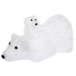 Фигура светодиодная «Медвежья семья» 38*19*19 см, 50 ламп LED, авторежим, 220V, Белый