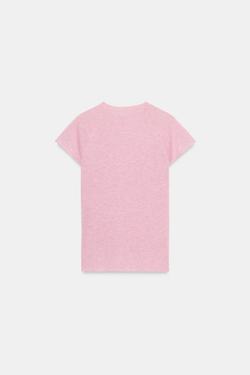 ZARA ТОП ИЗ УЛЬТРАТОНКОГО ТРИКОТАЖА, РОЗОВЫЙ