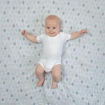 SwaddleDesigns SDM-180D Набор пеленок муслин 3 шт. Indigo Denim Watercolor Blues