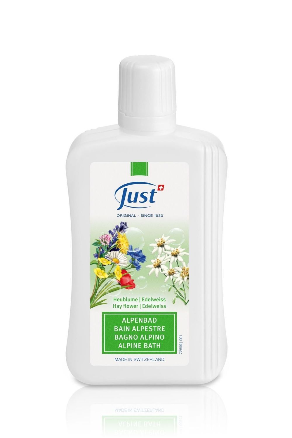 Пена для ванны JUST Alpenbad Heublume Edelweis 75 мл