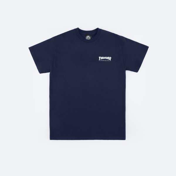 Футболка Thrasher Little Thrasher T-Shirt (navy) артикул: - купить в магазине Дайс
