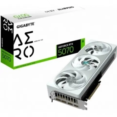 Видеокарта Gigabyte RTX5070 AERO OC 12GB GDDR7 192bit 3xDP HDMI 3FAN RTL
