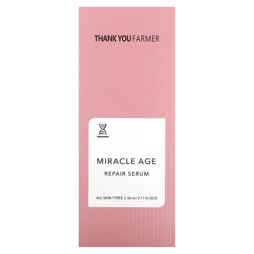 Thank You Farmer, Miracle Age, антивозрастная восстанавливающая сыворотка, 60 мл (2,11 унций)