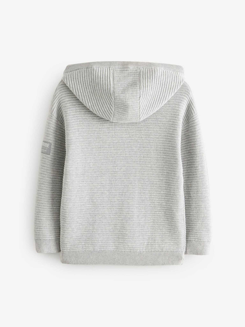 Толстовка с капюшоном для мальчика Next 433-508, Светло-серый