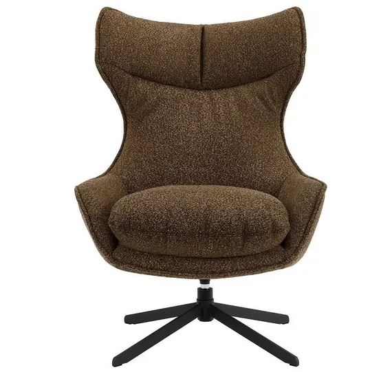 Крутящееся кресло Gamma, коричневое букле