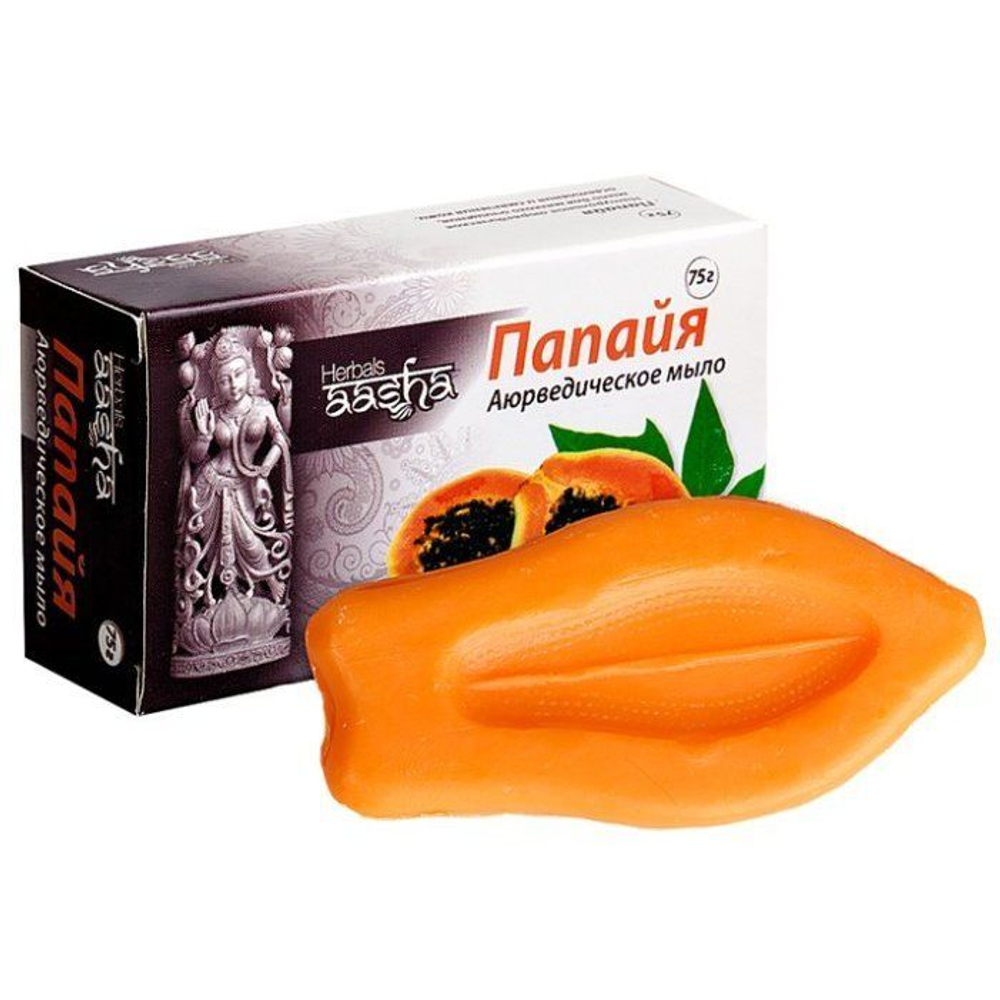Мыло Папайя 75 г Aasha Herbals