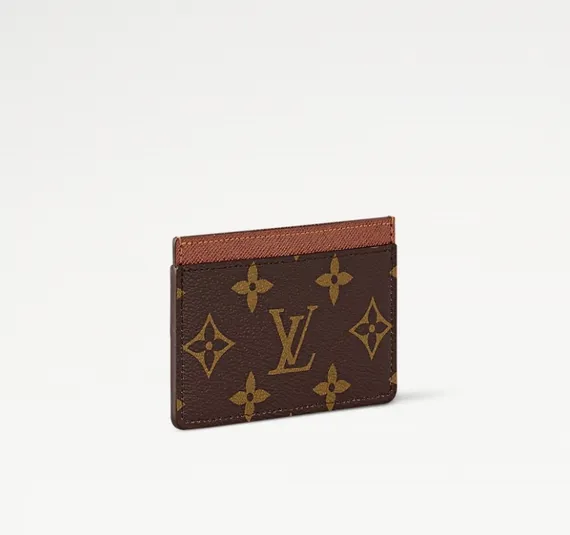 Визитница Louis Vuitton из вощёной канвы Monogram