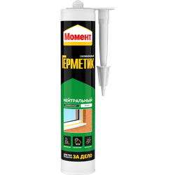 Герметик Момент 3000275 силиконовый нейтральный прозрачный 280 мл.