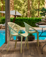 Стул Monstera пластик зеленый