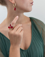 Кольцо Qudo FIRENZE 18 (G) Siam 107001/40-4313 18 размер 18