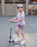 Самокат Micro Sprite Glow (светится в темноте) LED, Art Млечный путь