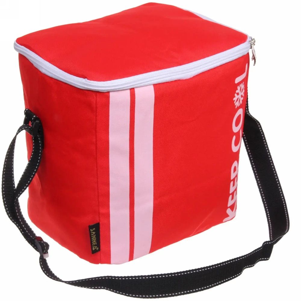 Термосумка 10 л, 24*17.5*24 см, Sanne красная