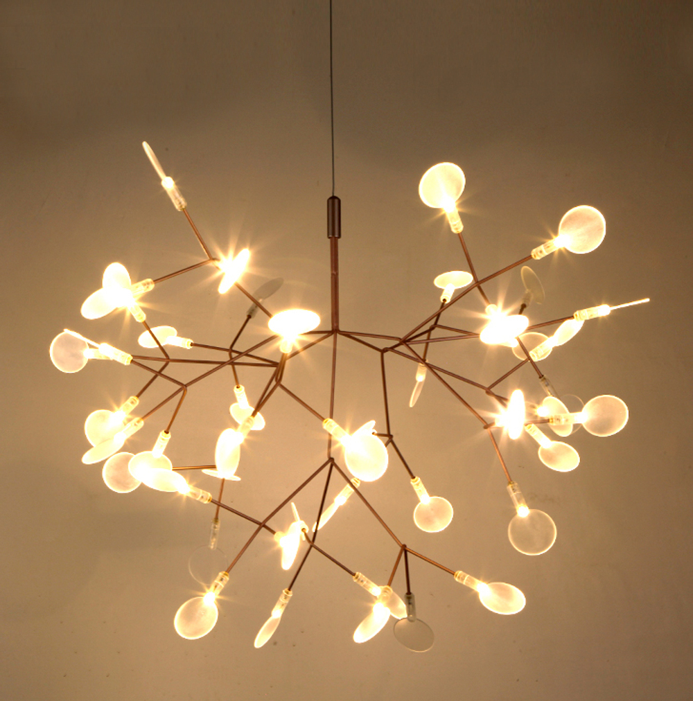 Pendant design lamp  Heracleum II by Moooi (Brass,  D50 cm)