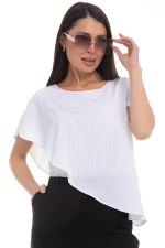 Блуза Яркое лето (вайт, горошки) Diolche (Акция)