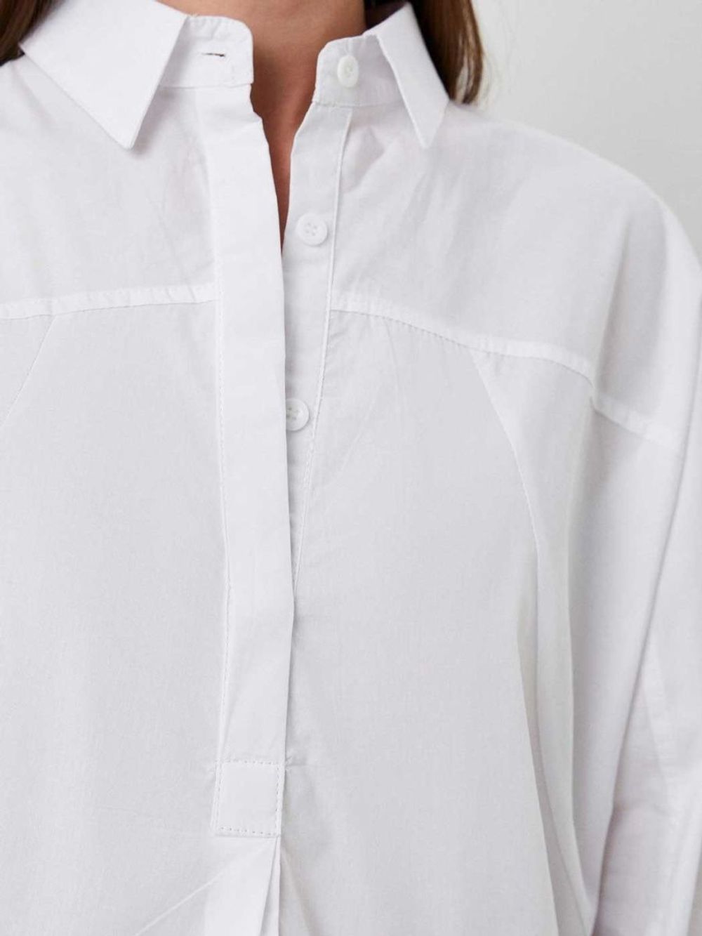 Рубашка  оверсайз  длинная