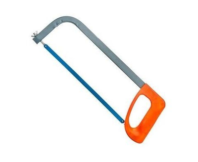 Ножовка по металлу РОКОТ, синяя ручка (набор 2 пр: держатель 420х140мм, полотно 310х11мм)