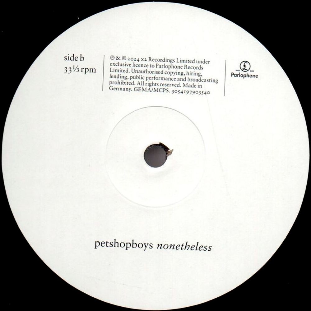 Pet Shop Boys. Nonetheless (LP) Новая запечатанная виниловая пластинка